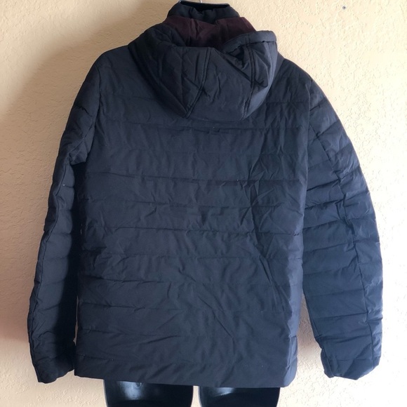 MICHAEL Michael Kors Mens Black Hooded Puff Jacket - Picture 11 of 12